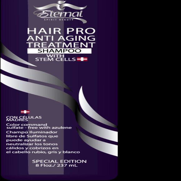 Hair Pro Anti-Aging Treatment with stem cells (Silver Shampoo) Pelo Teñidos - Picture 3 of 6